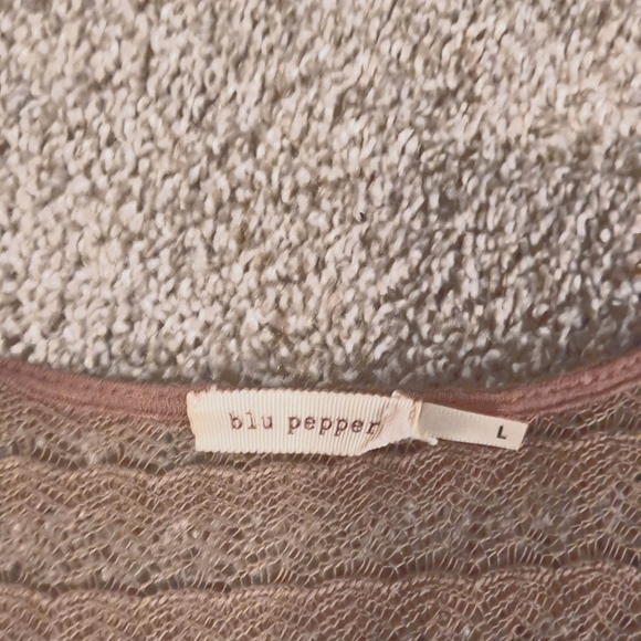 Blu Pepper taupe boutique cardigan - Picture 2 of 4